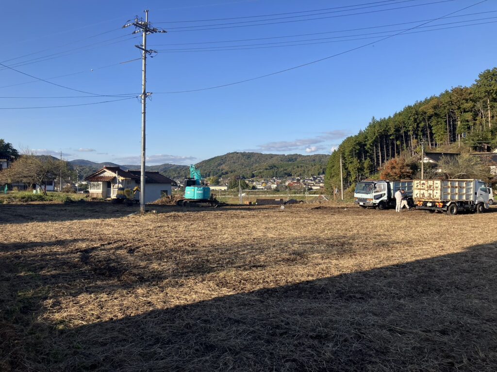 解体工事完了後の更地